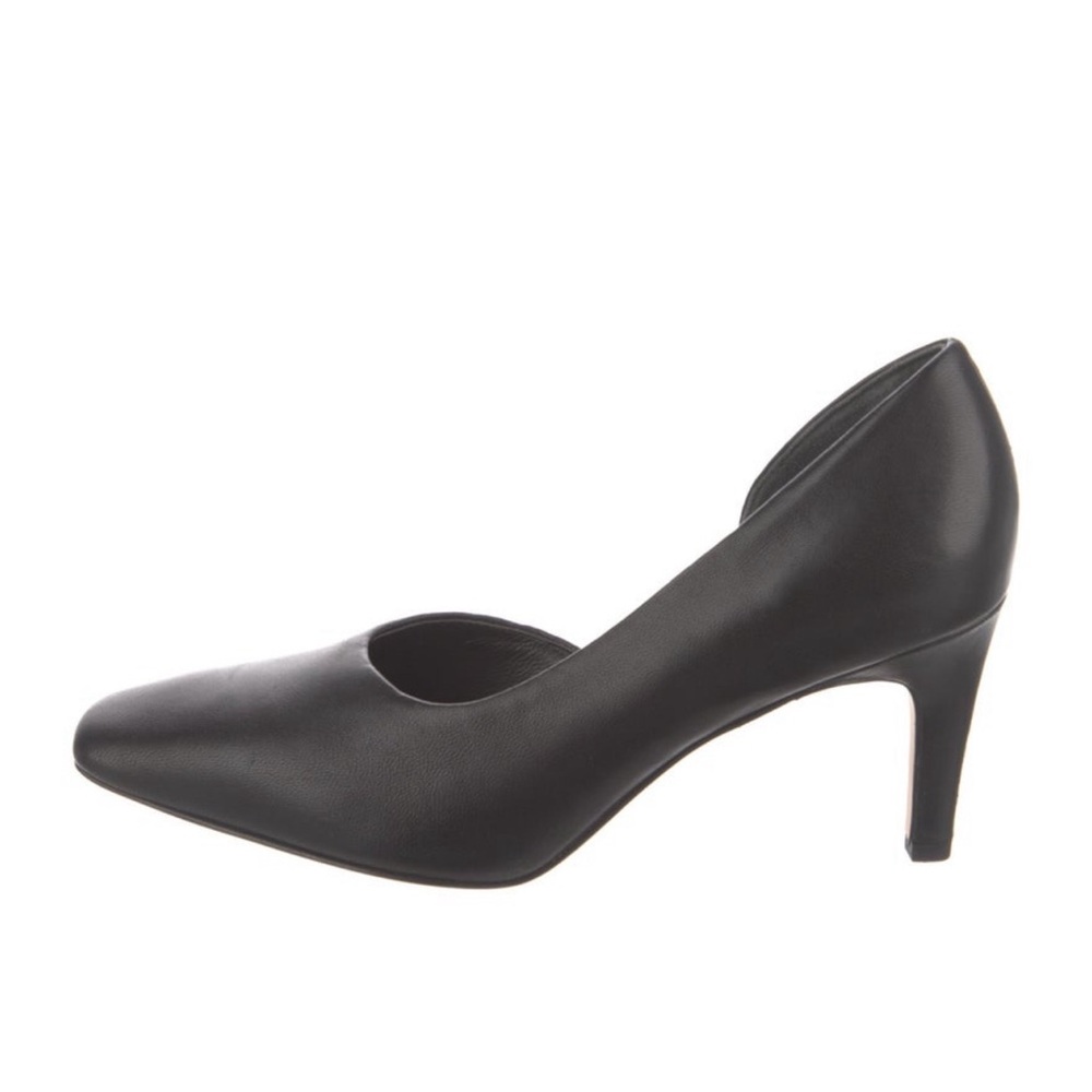 🖤 VINCE Tiana Point-Toe Leather Pumps - Black 🖤